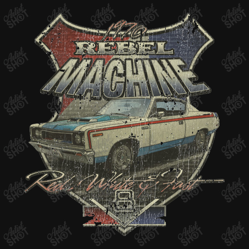 1970 Amc Rebel The Machine, Muscle Car Baby Bibs by metengs | Artistshot