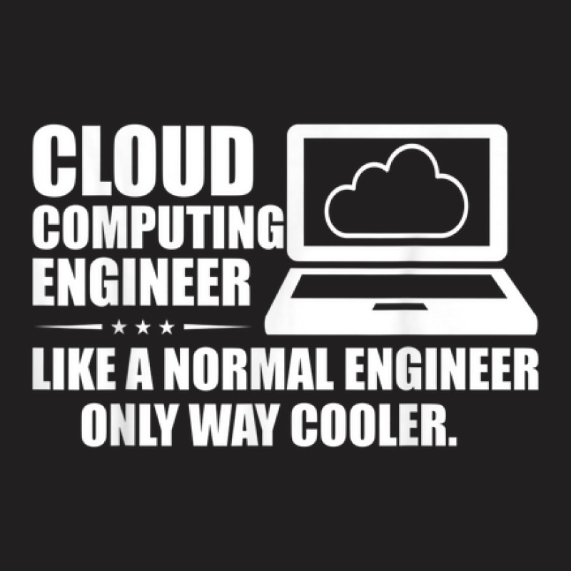 Cloud Computing Engineer Definition Retro Computer Tech T-shirt | Artistshot