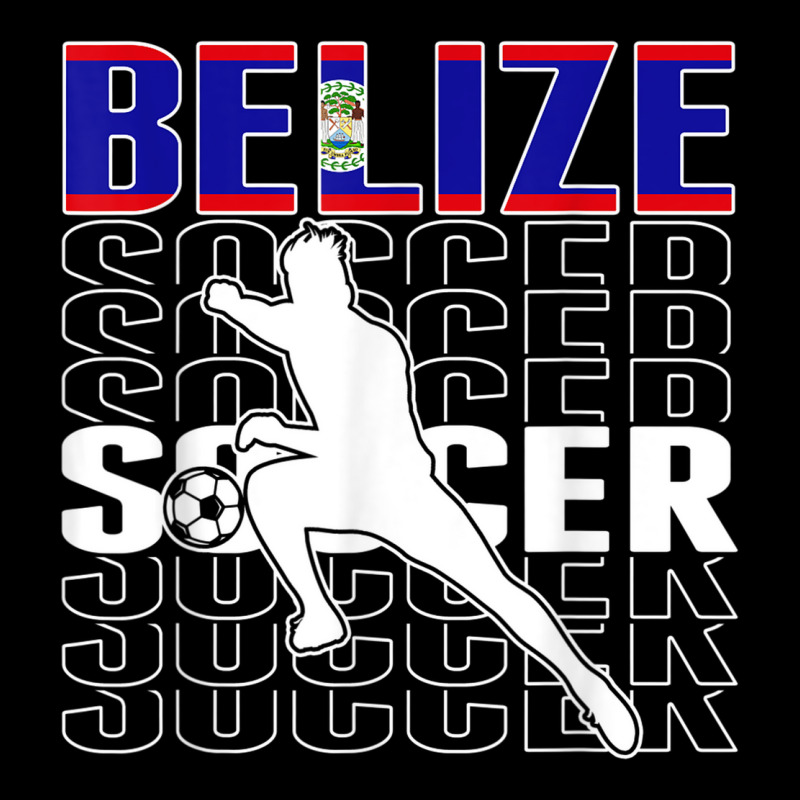 Belize Soccer Fans Jersey   Belizean Flag Football Lovers Men's Long Sleeve Pajama Set | Artistshot