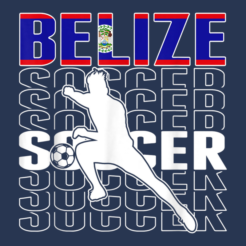 Belize Soccer Fans Jersey   Belizean Flag Football Lovers Men Denim Jacket | Artistshot