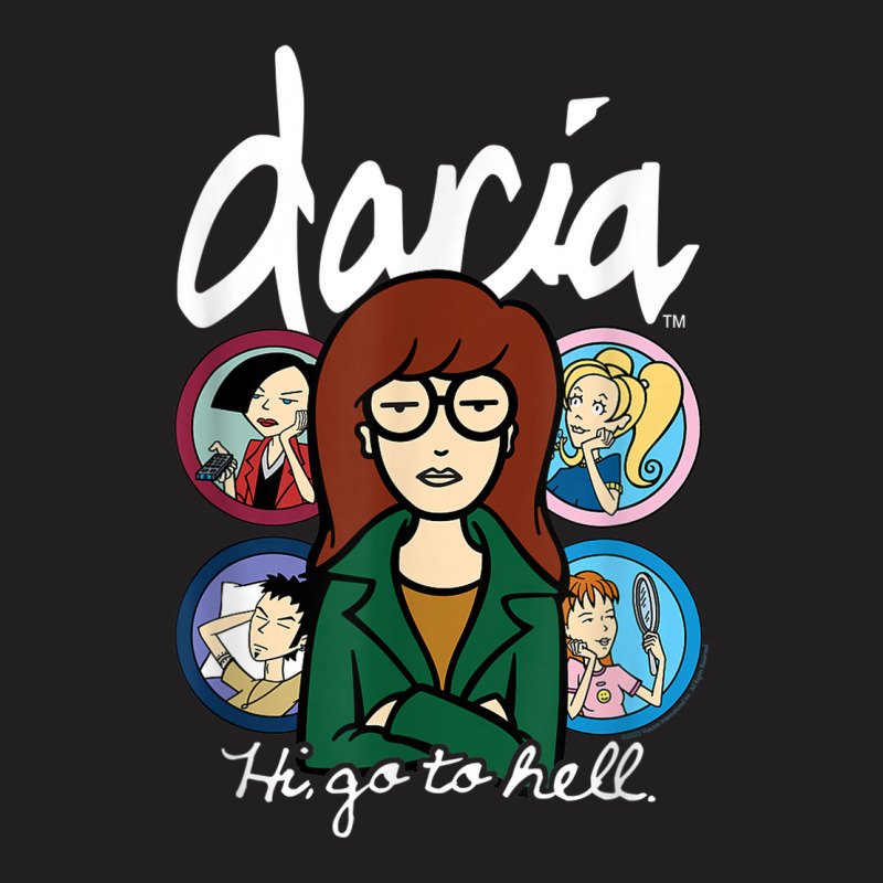 Daria Cast In Circles T-shirt | Artistshot