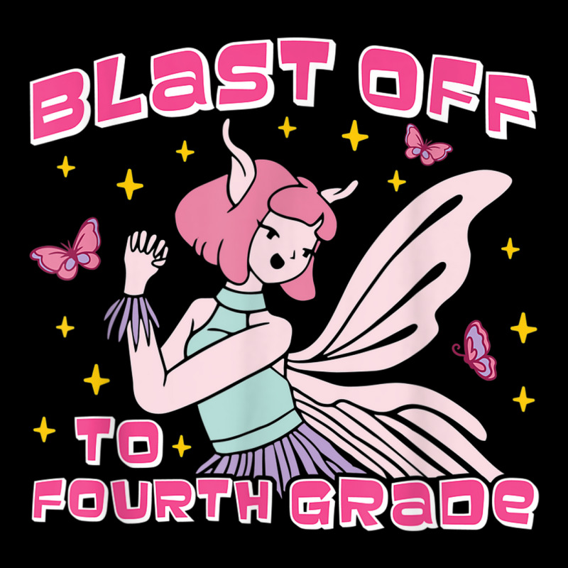 Blast Off To Fourth Grade Aesthetic Fairy Back To School Zipper Hoodie | Artistshot