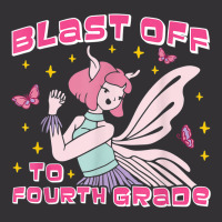 Blast Off To Fourth Grade Aesthetic Fairy Back To School Vintage Short | Artistshot