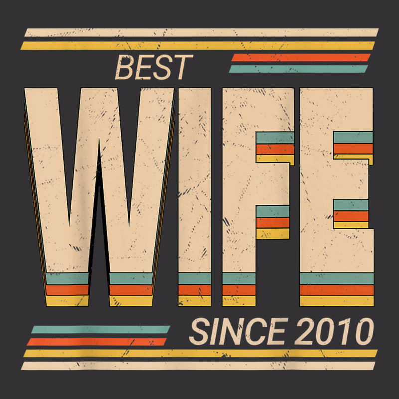 Best Wife 2010 13th Wedding Anniversary Wedding Marriage Vintage Hoodie | Artistshot