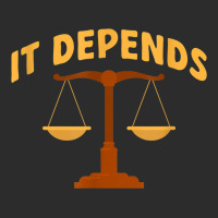 It Depends Lawyer Judge Law Justice Exclusive T-shirt | Artistshot