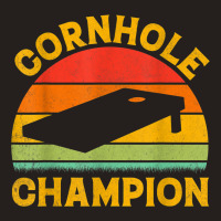 Cornhole Champion Funny Cornhole Player Team Mens Women Tank Top | Artistshot