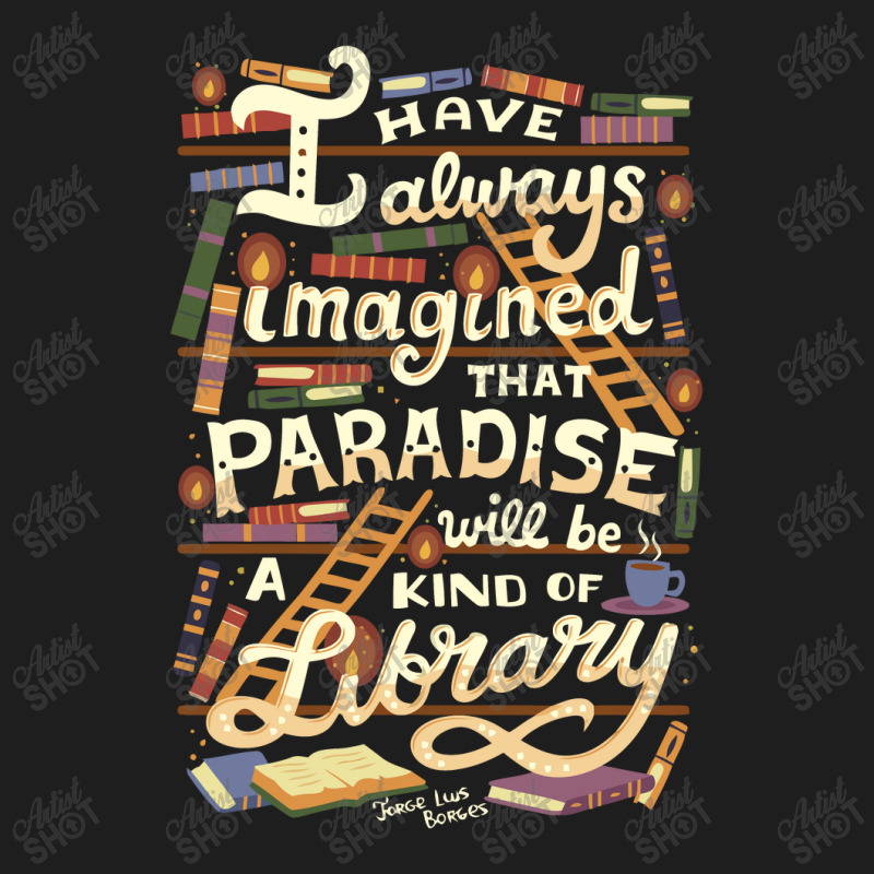 Library Is Paradise Library Classic T-shirt by noranajas | Artistshot