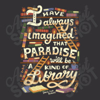 Library Is Paradise Library Vintage Hoodie | Artistshot