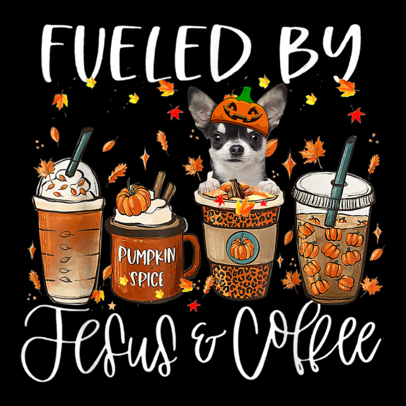 Fall Coffee Pumpkin Spice Latte Iced Autumn Chihuahua V-neck Tee | Artistshot