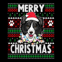 Border Collie Christmas Lights Dog Lovers Xmas Pajama Pocket T-shirt | Artistshot