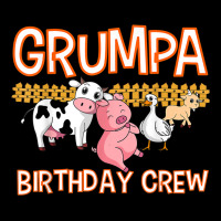 Grumpa Birthday Crew Farm Animal Bday Party Celebration Long Sleeve Shirts | Artistshot