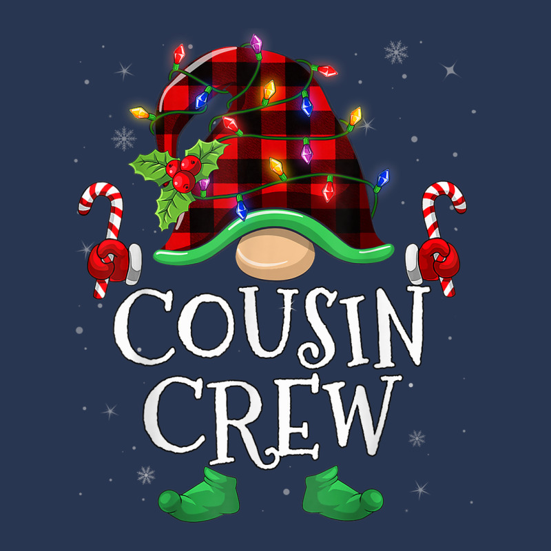 Cousin Crew Gnome Buffalo Plaid Family Christmas Pajama Men Denim Jacket | Artistshot