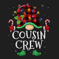 Cousin Crew Gnome Buffalo Plaid Family Christmas Pajama Classic T-shirt | Artistshot