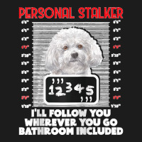 Personal Stalker Funny Bichon Frise Dog Bichon Tenerife Raglan Basebal Hoodie & Jogger Set | Artistshot