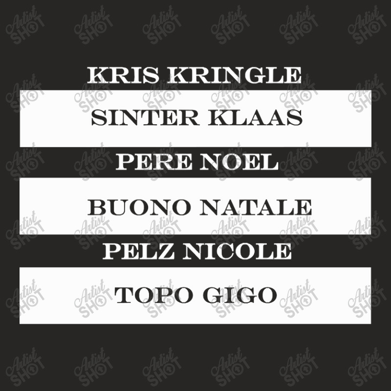 Kris Kringle Sinter Klaas Topo Gigo Ladies Fitted T-shirt | Artistshot