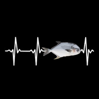 Permit Heartbeat For Saltwater Fish Fishing Lovers T Shirt Zipper Hoodie | Artistshot