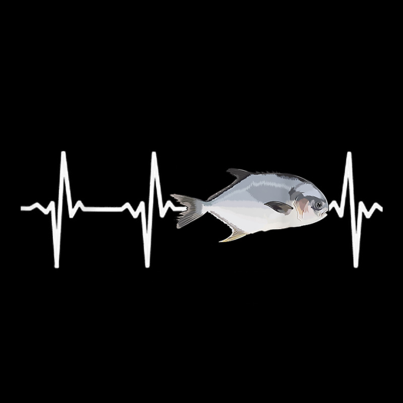 Permit Heartbeat For Saltwater Fish Fishing Lovers T Shirt Zipper Hoodie by cm-arts | Artistshot