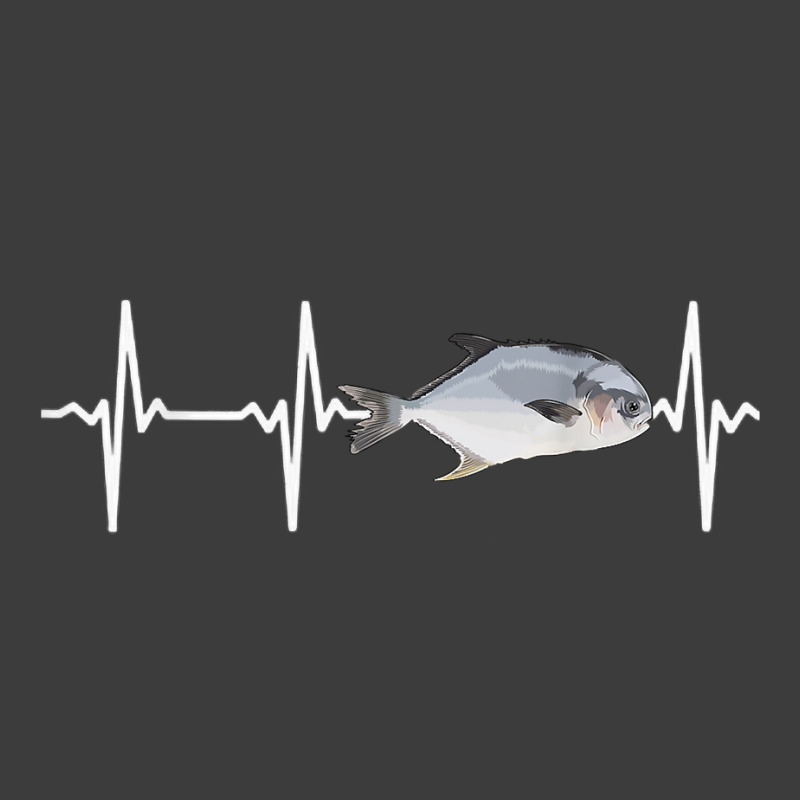 Permit Heartbeat For Saltwater Fish Fishing Lovers T Shirt Men's Polo Shirt by cm-arts | Artistshot