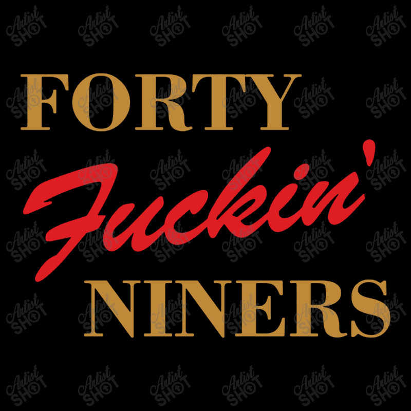 Forty Fuckin Niners Zipper Hoodie by Simmons Shop | Artistshot