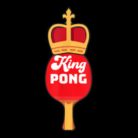 King Pong Table Tennis Funny Ping Pong T Shirt Cropped Hoodie | Artistshot