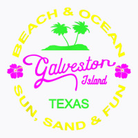 Ocean & Beach Galveston Island Texas Vacation Black T Shirt T-shirt | Artistshot