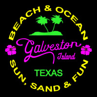 Ocean & Beach Galveston Island Texas Vacation Black T Shirt Kids Cap | Artistshot