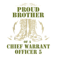 Proud Brother Of A Chief Warrant Officer 5 Shirt Youth Zipper Hoodie | Artistshot