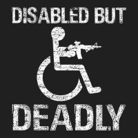 Disabled But Deadly T Shirt Ladies Polo Shirt | Artistshot