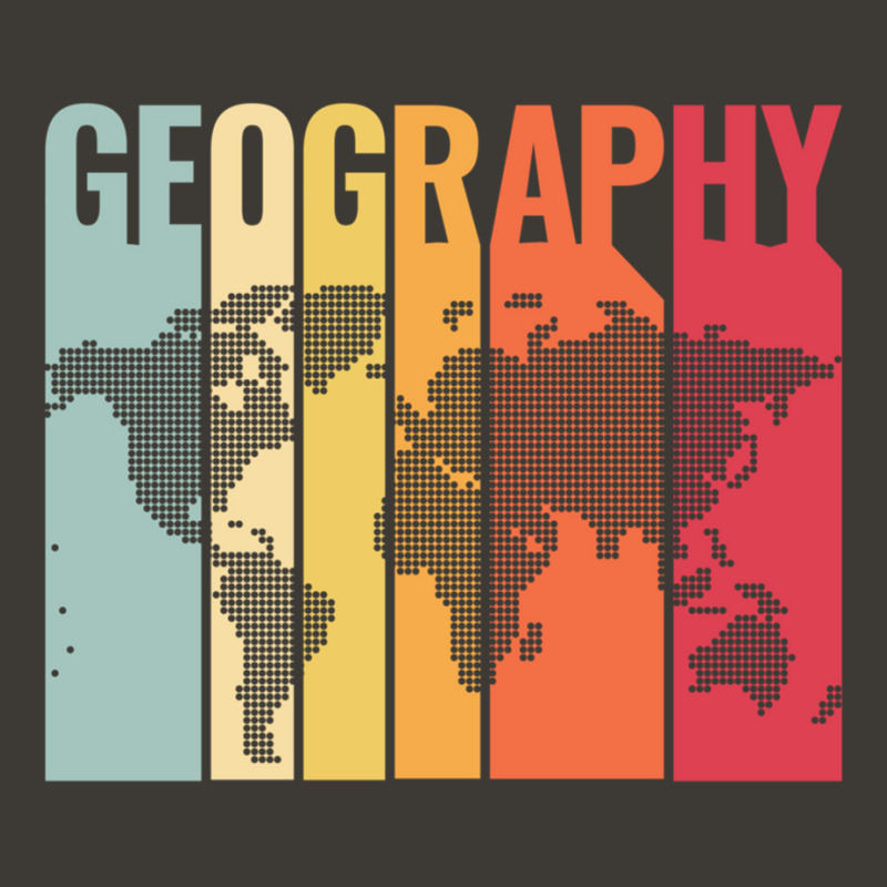 Retro Geography Teacher Cartography Geographer World Map Pullover Hood Bucket Hat | Artistshot