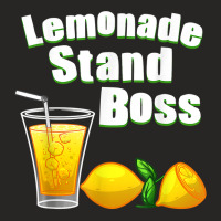 Funny Lemonade Art For Kids Boys Girls Stand Boss Lemonade T Shirt Ladies Fitted T-shirt | Artistshot