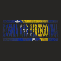 Bosnian, Herzegovinian National Pride Flag T Shirt Premium T Shirt Ladies Fitted T-shirt | Artistshot