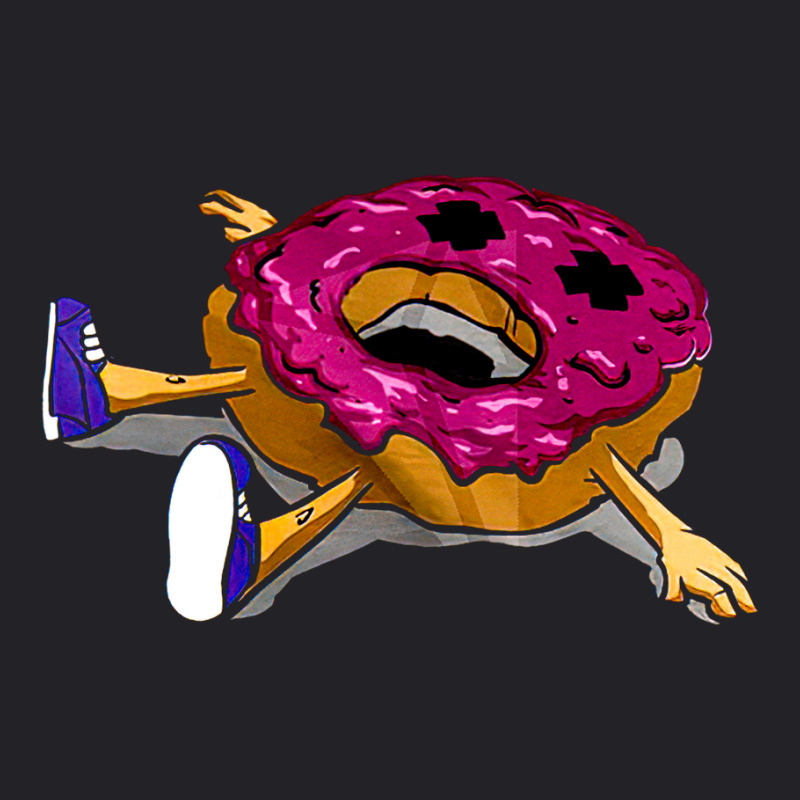 Donut Addict, Creepy, Dark Humor Pastry, Dead Frosted Donut, Funny Dan Youth Tee | Artistshot