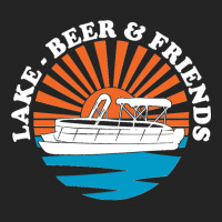 Lake Friends Boating Drinking Summer Pontoon Boat Dad Mom Long Sleeve  3/4 Sleeve Shirt | Artistshot