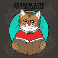 Curious Cats Visit The Library Bucket Hat | Artistshot