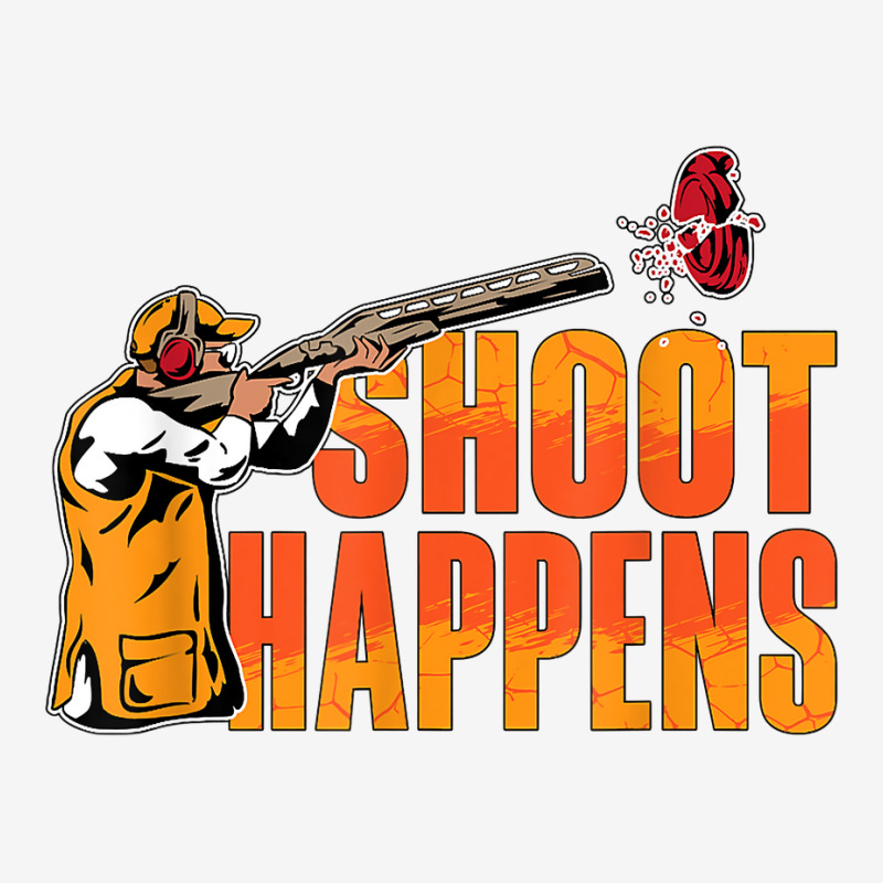 Shoot Happens Clay Pigeon Trap Shooting Sports Clay Shooting T Shirt Front Car Mat | Artistshot