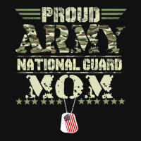 Proud Army National Guard Mom Usa Military Veteran Mothers Landscape Canvas Print | Artistshot