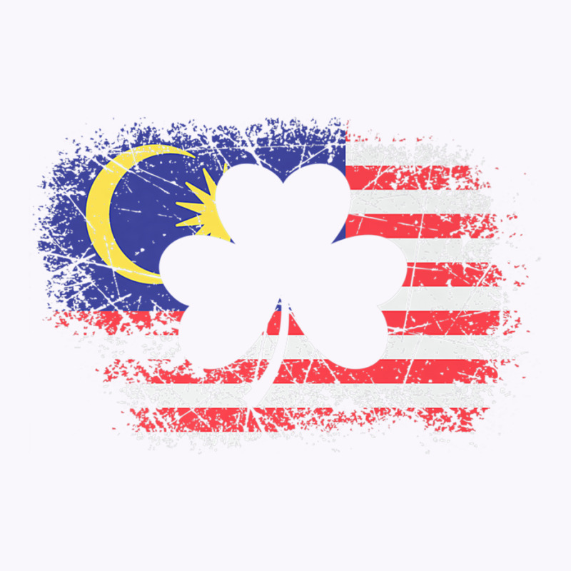 Malaysian Flag Irish Shamrock Clover Malaysia T Shirt Tank Top by cm-arts | Artistshot