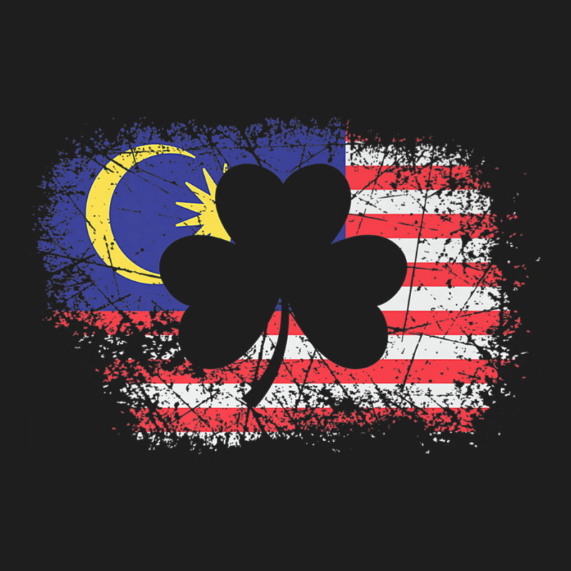 Malaysian Flag Irish Shamrock Clover Malaysia T Shirt Classic T-shirt by cm-arts | Artistshot