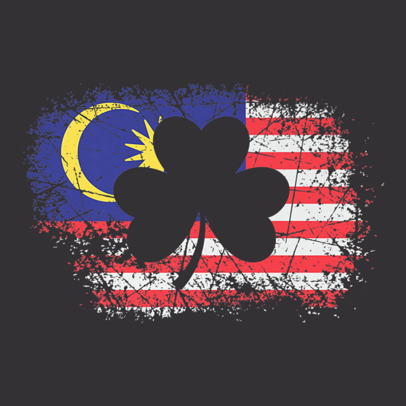 Malaysian Flag Irish Shamrock Clover Malaysia T Shirt Vintage Hoodie by cm-arts | Artistshot