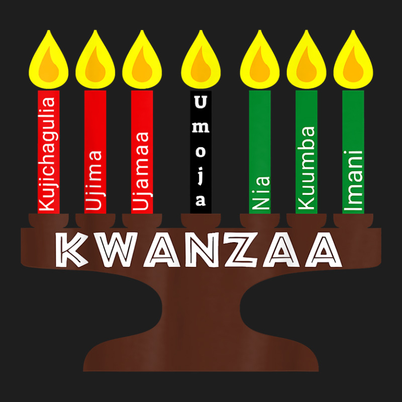 Kwanzaa Kinara, Mishumaa With 7 Principles T-shirt Classic T-shirt by cm-arts | Artistshot