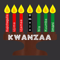 Kwanzaa Kinara, Mishumaa With 7 Principles T-shirt Vintage Short | Artistshot