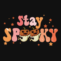 Stay Spooky T  Shirt Funny Halloween Costume Cute Ghost Pumpkin Stay S Portrait Canvas Print | Artistshot