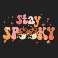 Stay Spooky T  Shirt Funny Halloween Costume Cute Ghost Pumpkin Stay S Backpack | Artistshot