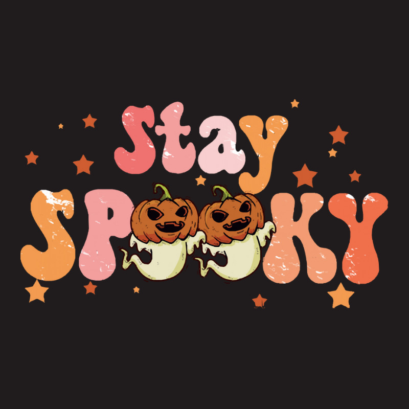 Stay Spooky T  Shirt Funny Halloween Costume Cute Ghost Pumpkin Stay S Waist Apron | Artistshot