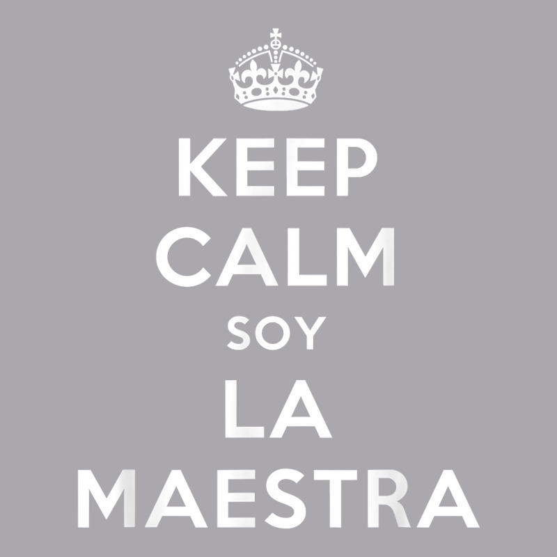 Keep Calm Soy La Maestra Bilingual Spanish Teacher Gift T Shirt Youth 3/4 Sleeve by nurselrveigelcci | Artistshot