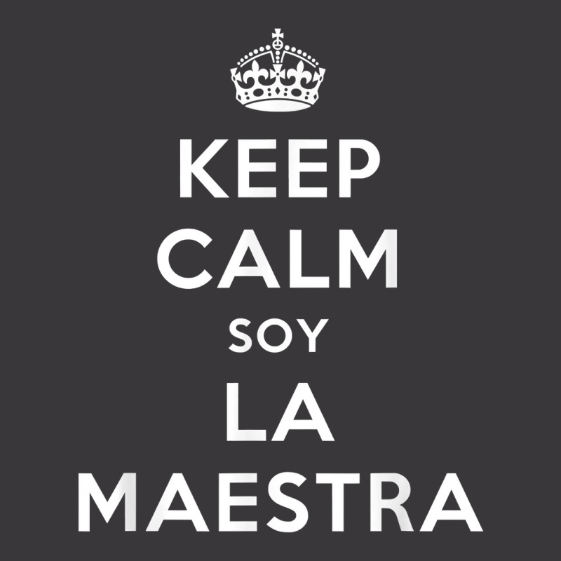 Keep Calm Soy La Maestra Bilingual Spanish Teacher Gift T Shirt Ladies Curvy T-Shirt by nurselrveigelcci | Artistshot