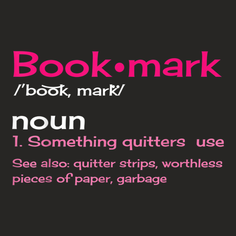 Bookmark Definition Reading T Shirt Ladies Fitted T-Shirt by cm-arts | Artistshot