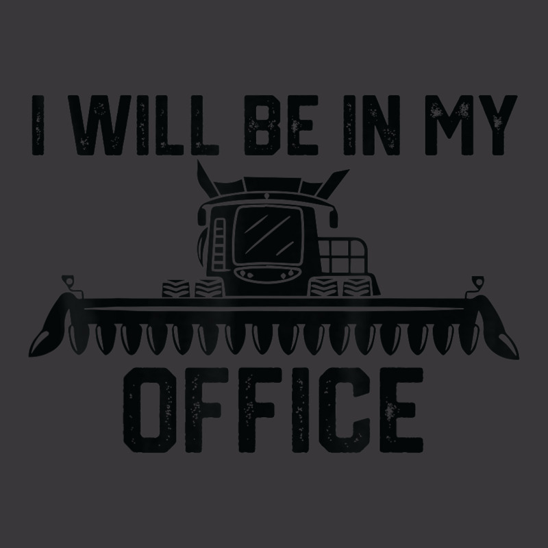 I Will Be In My Office Harvester Tractor Combine Farmer Dad Ladies Curvy T-Shirt by Piggy | Artistshot