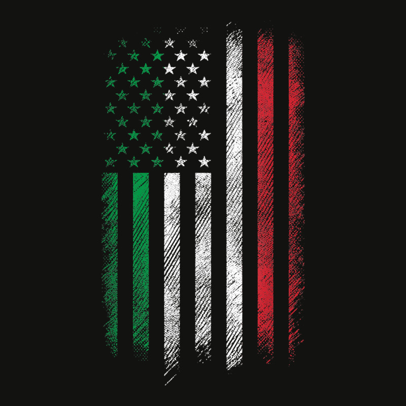 Italy Usa Flag 4th Of July Patriotic American Italian Flag T-shirt Scorecard Crop Tee by cm-arts | Artistshot