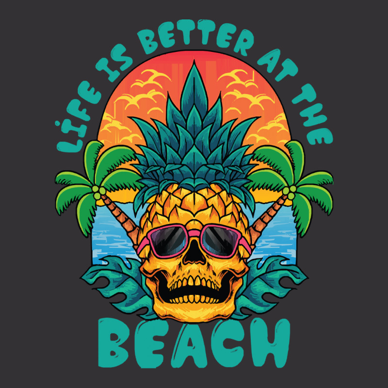 Summer Vibe T  Shirtlife Is The Better At The Beach T  Shirt Vintage Hoodie And Short Set | Artistshot